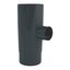 Odbočka svodu okapu 90° DN 105/53 mm, antracit, plast, Marley 085920
