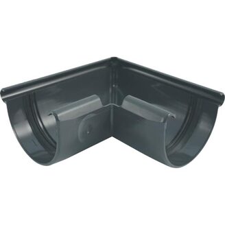 Vnější roh žlabu okapu RG 100 mm, antracit, plast, Marley 085272