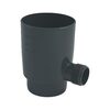 Sběrač dešťové vody okapu DN 105 mm, s vnějším závitem 1, antracit, plast, Marley 085692
