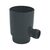 Sběrač dešťové vody okapu DN 75 mm, s vnějším závitem 1, antracit, plast, Marley 085678