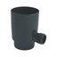 Sběrač dešťové vody okapu DN 105 mm, s vnějším závitem 1, antracit, plast, Marley 085692