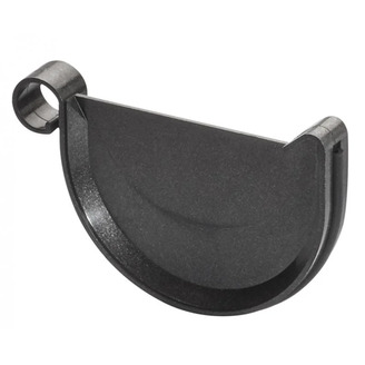 Čelo okapového žlabu RG 100 mm, antracit metalic, plast, Marley 360157
