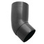 Koleno svodu okapu 45° DN 105 mm, antracit metalic, plast, Marley 360539