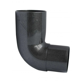 Koleno svodu okapu 90° DN 53 mm, antracit metalic, plast, Marley 361062