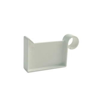 Čelo okapového žlabu RG 70 mm, bílá, plast, Marley 082165