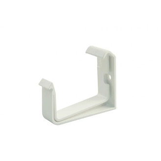 Plastový hák žlabu okapu RG 70 mm, bílá, římsový, Marley 082226