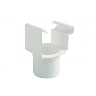 Kotlík okapu 70/53 mm, bílá, plast, Marley 082172