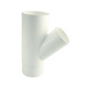 Odbočka svodu okapu 45° DN 75 mm, bílá, plast, Marley 084473