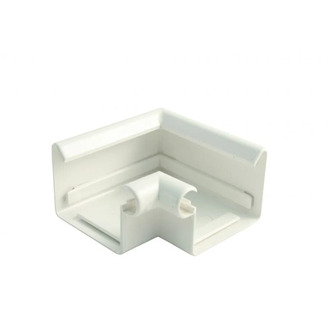 Vnitřní roh žlabu okapu RG 70 mm, bílá, plast, Marley 082196