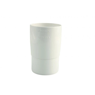 Spojka svodu okapu DN 105 mm, bílá, plast, Marley 084183