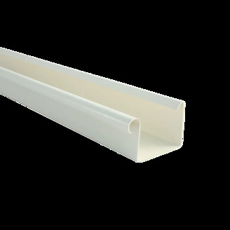 Žlab okapu RG 70 mm, délka 2 m, bílá, plast, Marley 082127