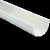 Žlab okapu RG 100 mm, délka 1 m, bílá, plast, Marley 083520