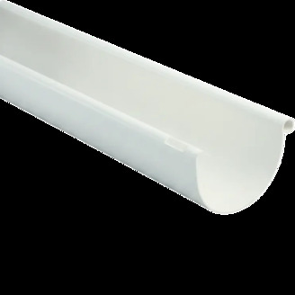 Žlab okapu RG 100 mm, délka 1 m, bílá, plast, Marley 083520