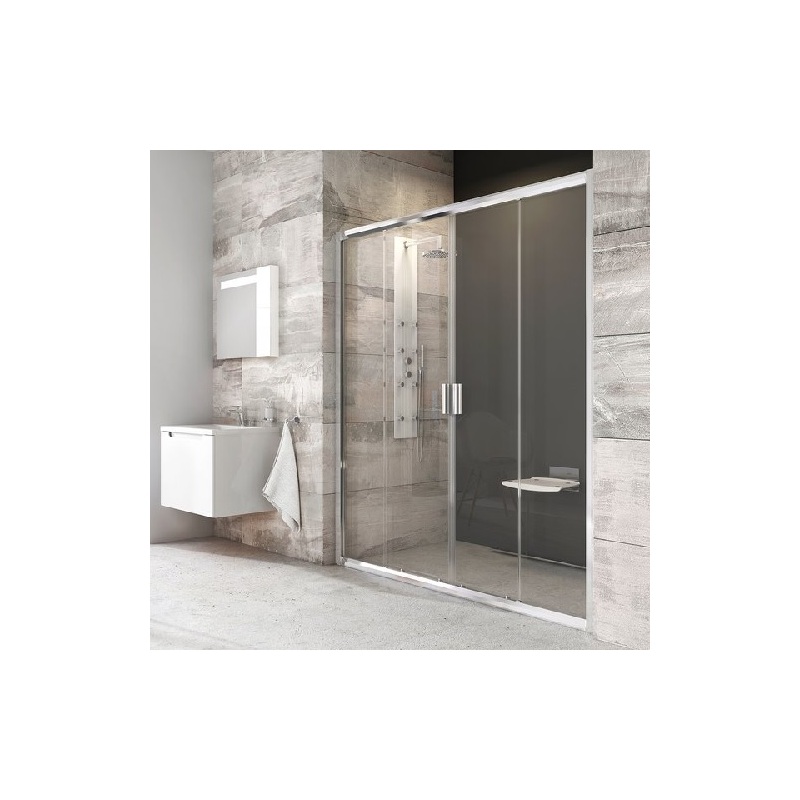 Sprchové dveře Blix BLDP4 1700 mm, sklo transparent, profil lesk alu, Ravak, 0YVV0C00Z1