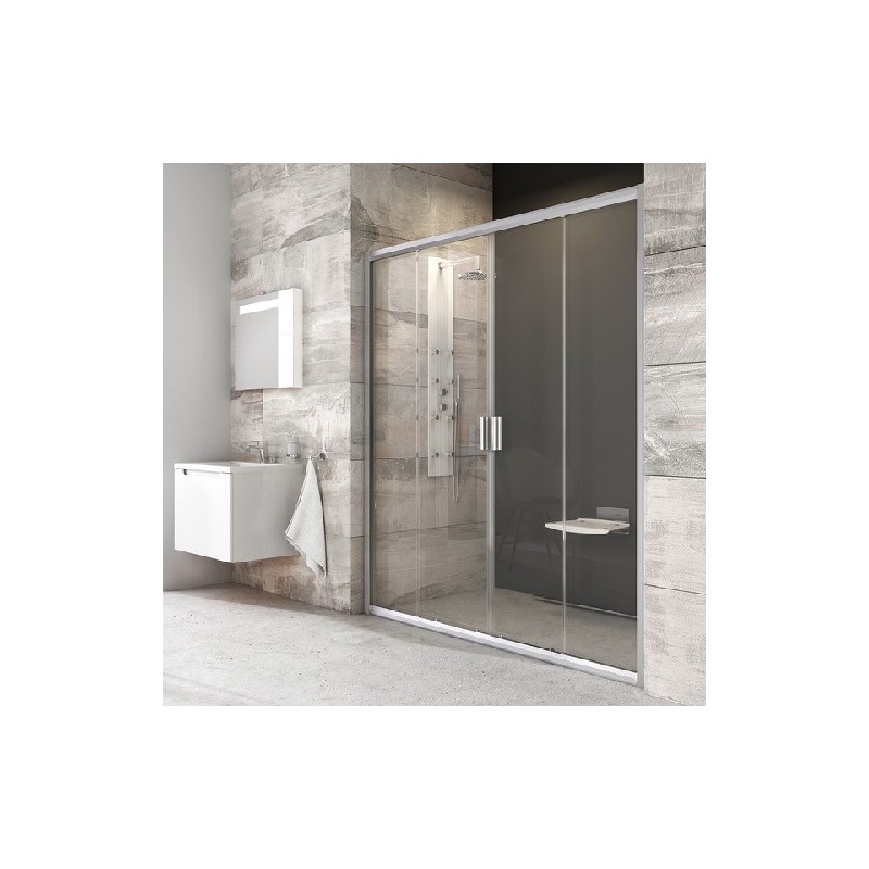 Sprchové dveře Blix BLDP4 1200 mm, sklo Grape, profil bílý, Ravak