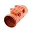 Čisticí kus KGRER 110 mm, obdélníkový uzávěr, PVC, kanalizace