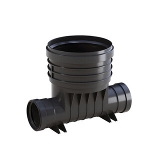 Šachtové dno přímé 1 vtok-1 výtok DN 400/160 KG, pro hladké prodloužení