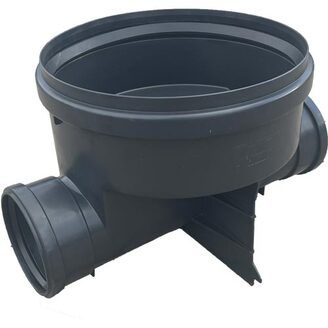 Šachtové dno přímé 1 vtok-1 výtok DN 315/160 KG, pro hladké prodloužení