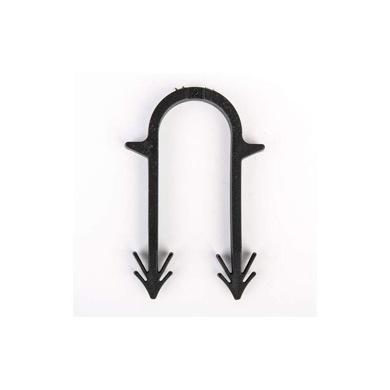 Fixační příchytka TACKER 50 mm černá, Lansanit