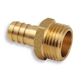 Mosazný hadičník s vnějším závitem G 1 x 25 mm