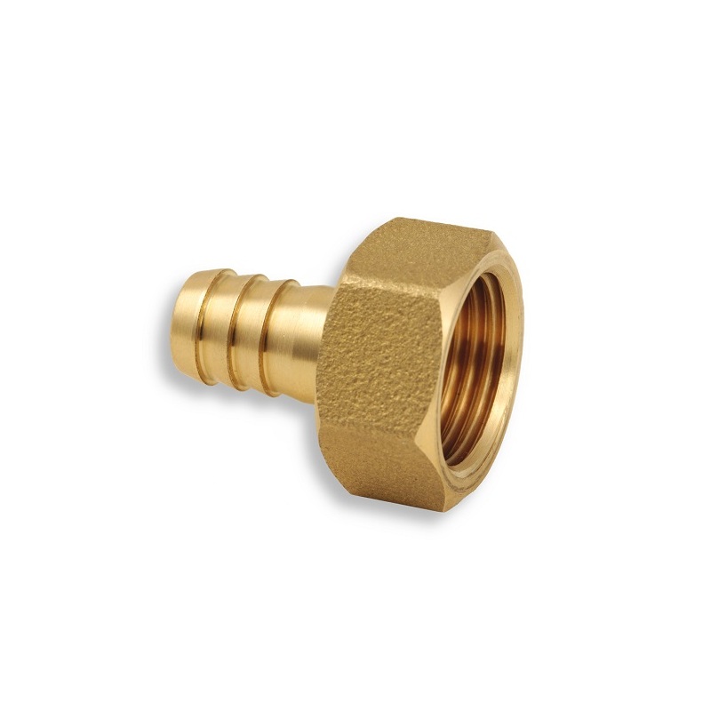 Mosazný hadičník s vnitřním závitem G 1/2 x 18 mm