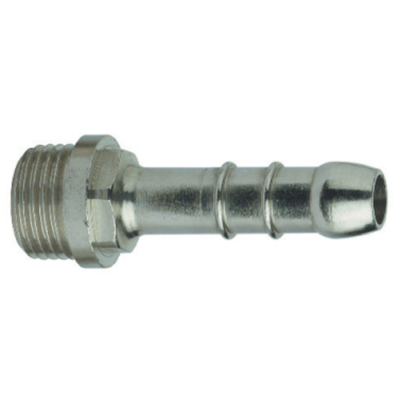 Mosazný hadičník s vnějším závitem G 1/2 x 13 mm, chrom