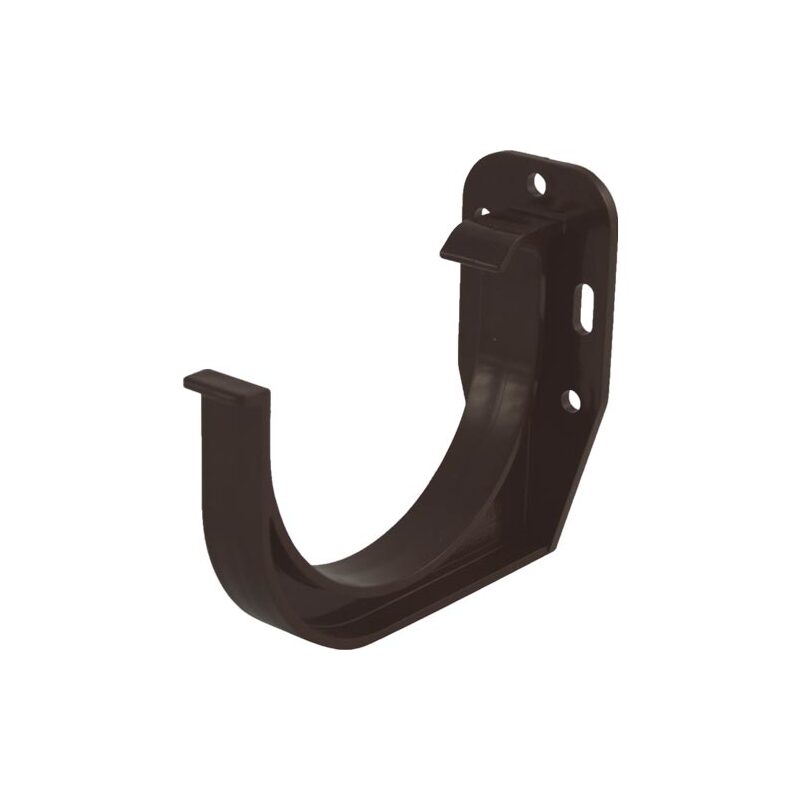 Plastový hák žlabu okapu RG 100 mm, hnědá, římsový, Marley 076133