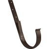 Kovový hák žlabu okapu RG 100 mm, hnědá, rovný, poplastovaný, Marley 076331