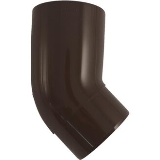 Koleno svodu okapu 45° DN 105 mm, hnědá, plast, Marley 078366