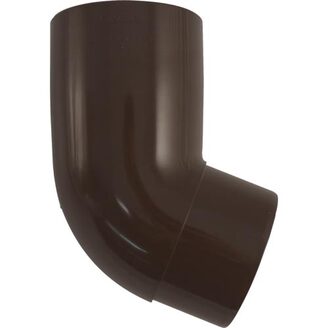 Koleno svodu okapu 67° DN 105 mm, hnědá, plast, Marley 078458