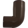 Koleno svodu okapu 90° DN 53 mm, hnědá, plast, Marley 081717