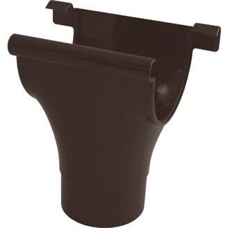 Kotlík okapu 100/75 mm, hnědá, plast, Marley 075839