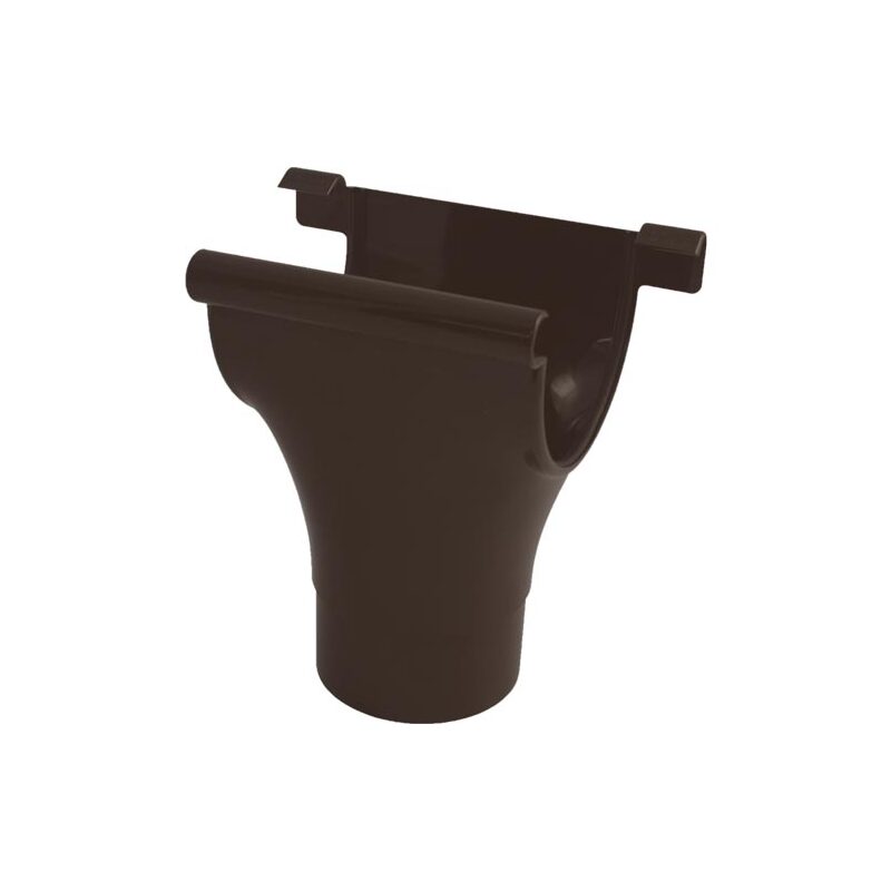 Kotlík okapu 75/53 mm, hnědá, plast, Marley 805351