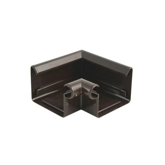 Vnitřní roh žlabu okapu RG 70 mm, hnědá, plast, Marley 081168