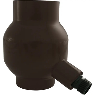 Sběrač vody Rainboy 87 - 105 mm, hnědý, filtrační, univerzální připojení, Marley 079592