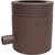 Sběrač dešťové vody okapu DN 53-75 mm, hadicové připojení 25,4 mm, hnědá, plast, Marley 079622