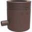 Sběrač dešťové vody okapu DN 53-75 mm, hadicové připojení 25,4 mm, hnědá, plast, Marley 079622