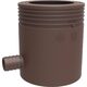 Sběrač dešťové vody okapu DN 53-75 mm, hadicové připojení 25,4 mm, hnědá, plast, Marley 079622