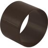 Spojka kolen svodu okapu DN 105 mm, hnědá, plast, Marley 078496