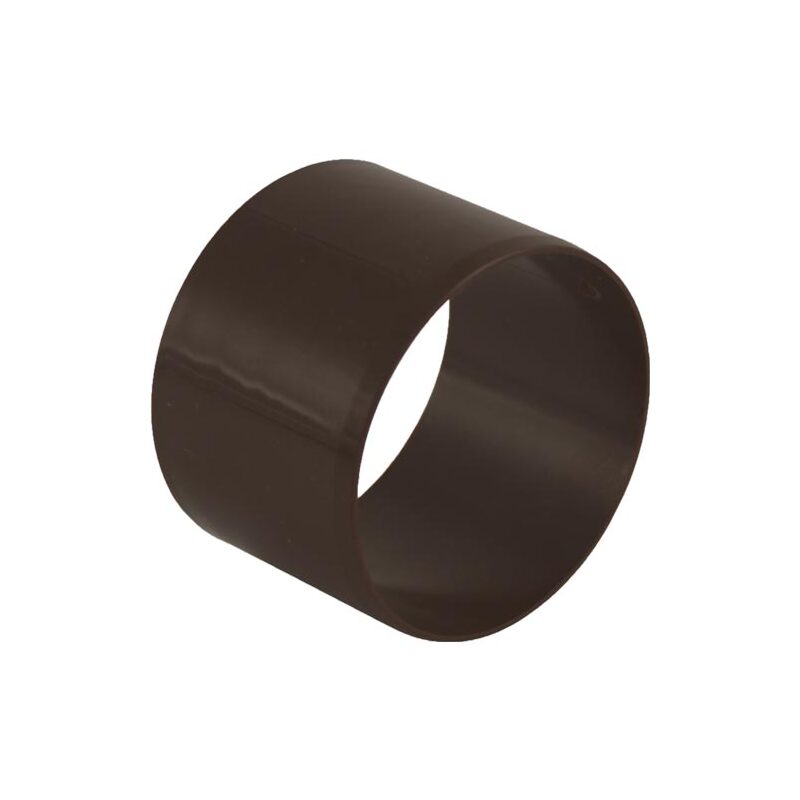 Spojka kolen svodu okapu DN 105 mm, hnědá, plast, Marley 078496