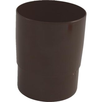 Spojka svodu okapu DN 105 mm, hnědá, plast, Marley 077734