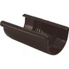 Spojka žlabu okapu RG 100 mm, hnědá, plast, Marley 075631