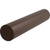 Svod okapu DN 105 mm, délka 1 m, hnědá, bez hrdla, plast, Marley 077550