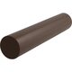 Svod okapu DN 105 mm, délka 1 m, hnědá, bez hrdla, plast, Marley 077550
