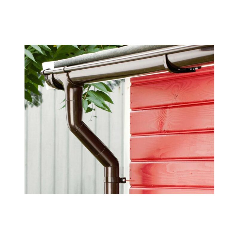 Žlab okapu RG 100 mm, délka 1 m, hnědá, plast, Marley 075532