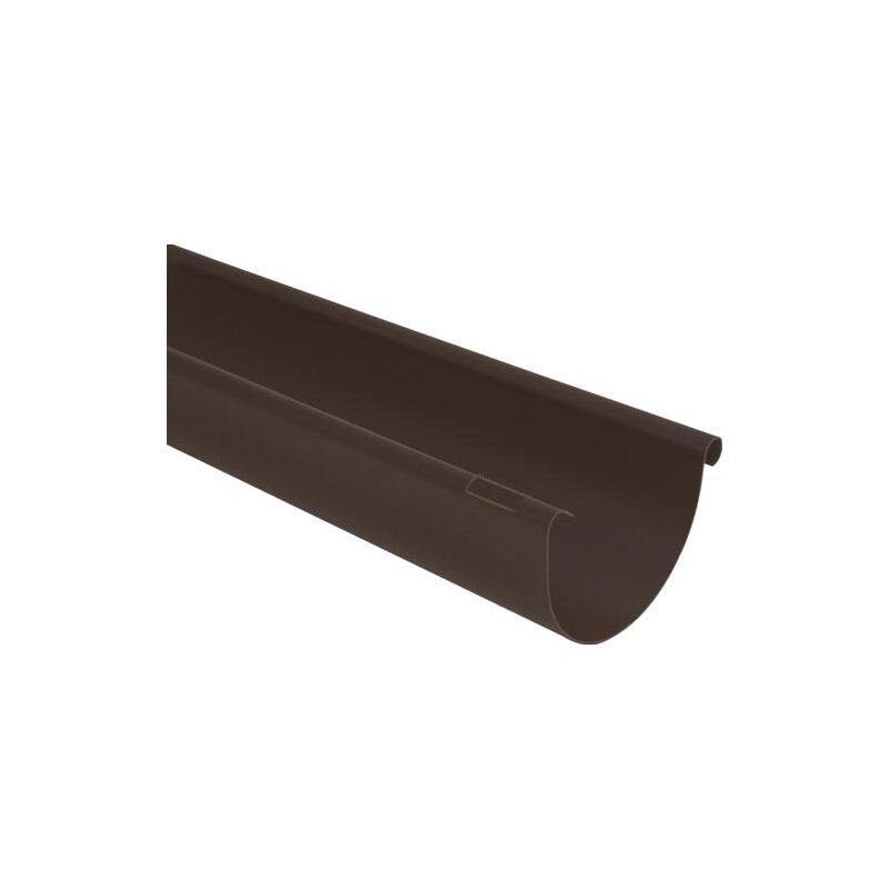 Žlab okapu RG 100 mm, délka 1 m, hnědá, plast, Marley 075532