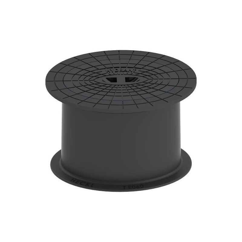 Poklop hydrantový KOMPAKTUS, HYDRANT, víko černé, můstek, HECKL