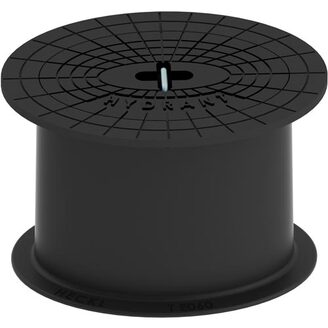 Poklop hydrantový KOMPAKTUS, HYDRANT, víko černé, třmen, HECKL