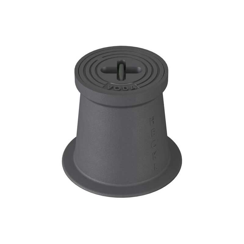 Poklop hydrantový RENKO, HYDRANT, víko černé, třmen, HECKL