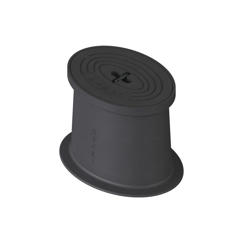 Poklop hydrantový RENKO, KANAL, víko černé, třmen, HECKL